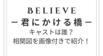 ドラマ・ビリーブ のキャスト相関図を画像付きで紹介！