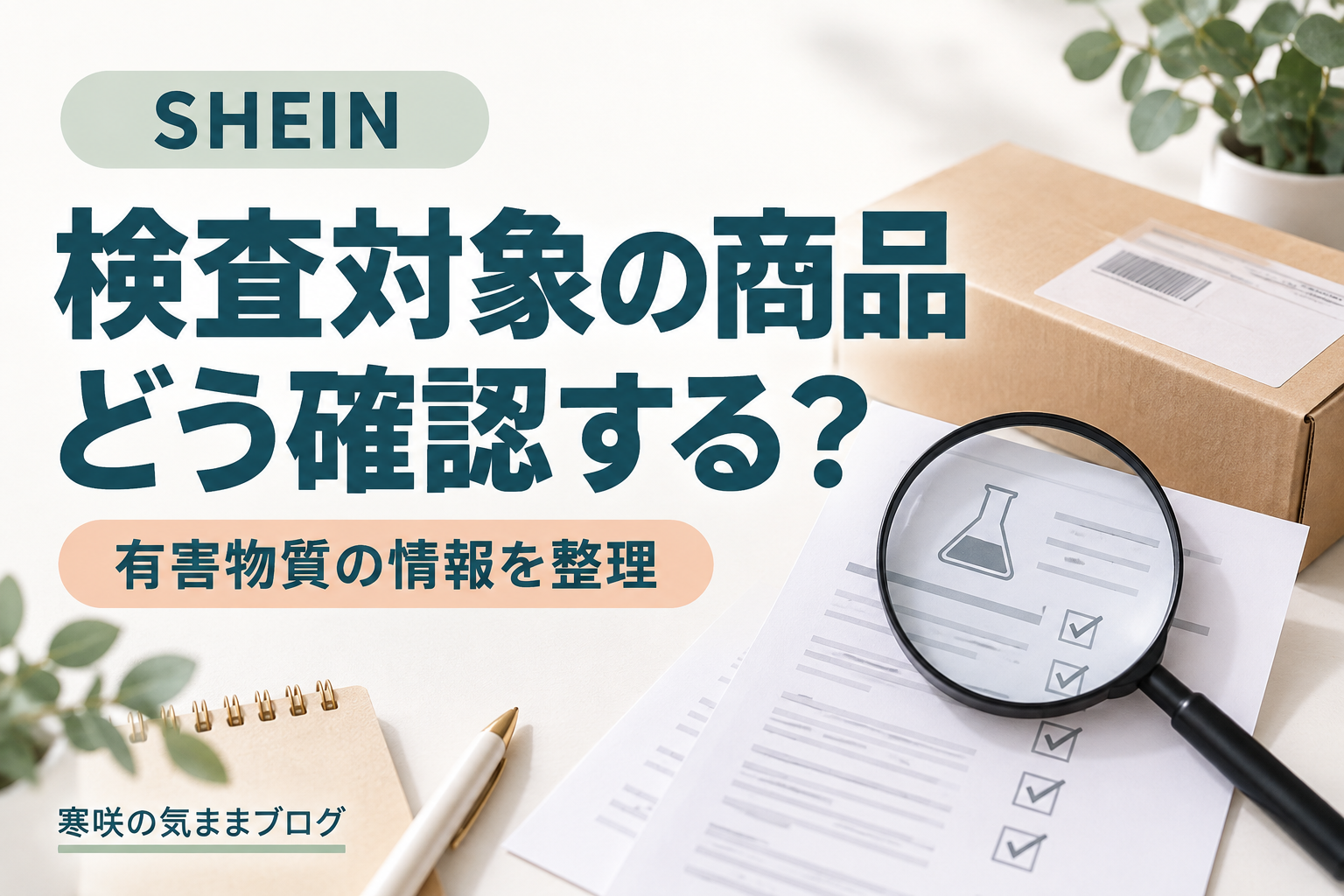 SHEINの有害物質はどの商品で検出？公表資料と検査結果の確認方法