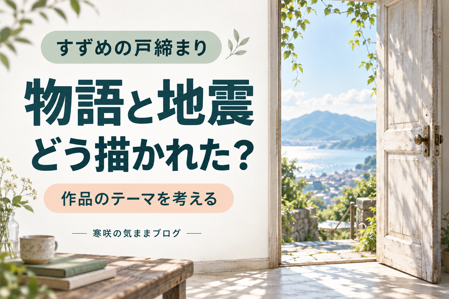 『すずめの戸締まり』は地震予知だった？地震が重なりすぎて怖い！