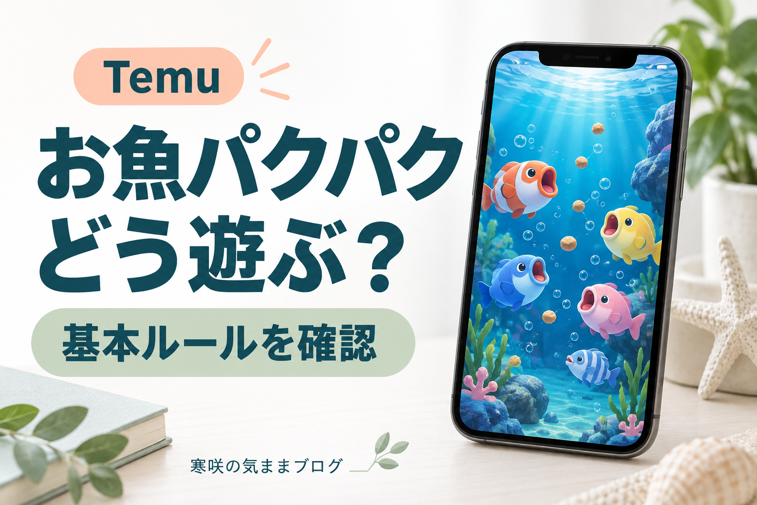 【テムのお魚パクパク】やり方完全攻略！無料ギフトをGETする秘訣とは？