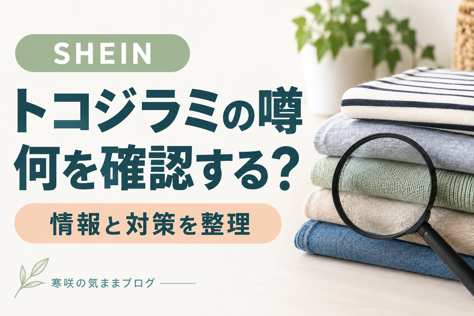 【2025年最新】SHEINトコジラミ問題は解決済み？現在の安全対策と利用者の本音を徹底調査