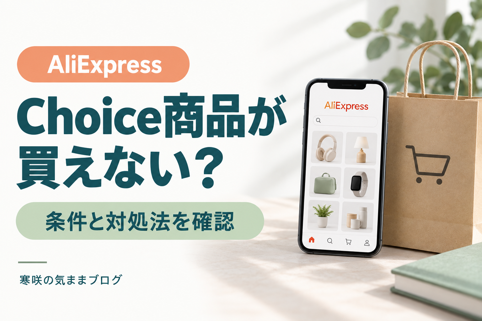 Choice商品が買えないのはなぜ？AliExpressの制限と回避策を徹底解説！【FAQ付き】