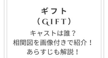 ドラマ・ギフト（Gift） のキャスト・相関図を画像付きで紹介！
